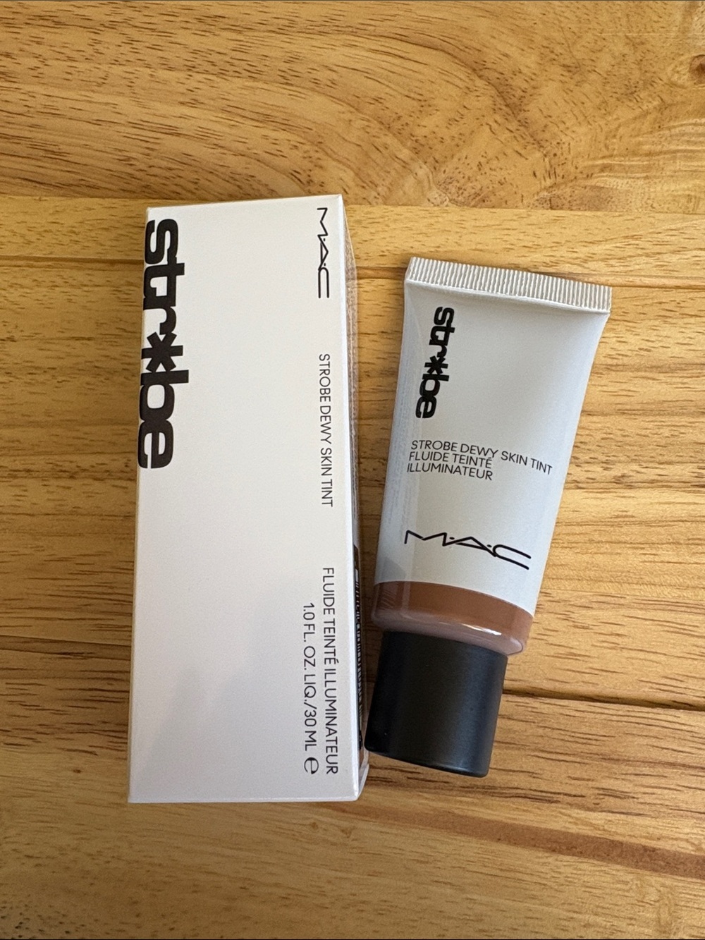MAC Cosmetics New Strobe Dewy Skin Tint Deep 1 Full Size 1oz/30ml BOXED